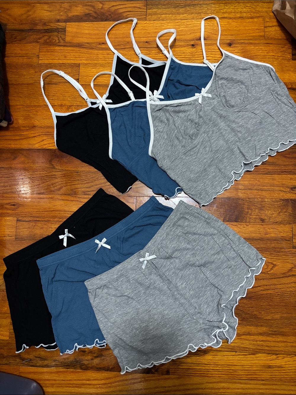 Bundle 3 Sets Cami and Sleep Shorts
